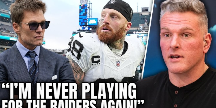 Maxx Crosby Tells Tom Brady He’s “Never Playing For The Raiders Again?!” | Pat McAfee Show Maxx Crosby Tells Tom Brady He’s “Never Playing For The Raiders Again?!” | Pat McAfee Show
