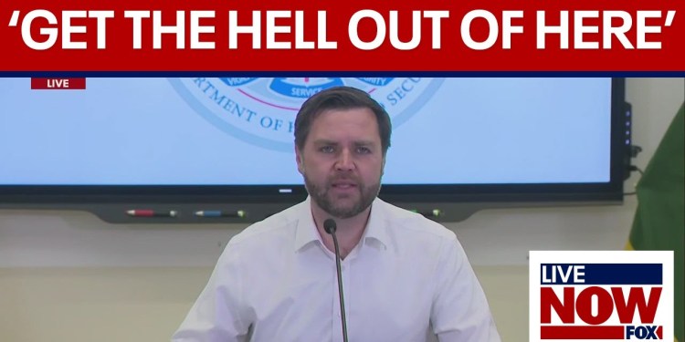 JD Vance orders press to leave at border security round table JD Vance orders press to leave at border security round table