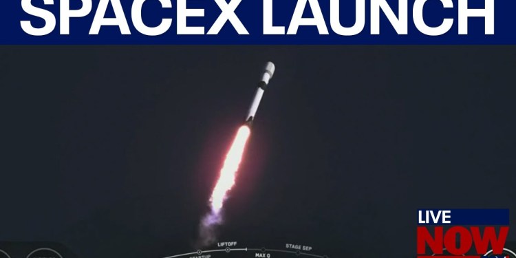 SpaceX rocket launch of project Kuiper KF-02 mission SpaceX rocket launch of project Kuiper KF-02 mission