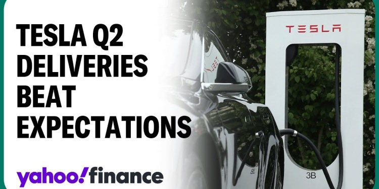 Tesla Q2 EV deliveries beat analyst expectations Tesla Q2 EV deliveries beat analyst expectations