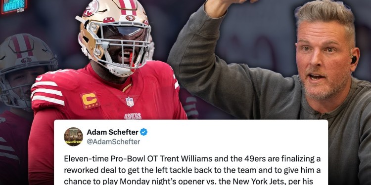 Trent Williams “Finalizing Deal” With 49ers, Ending Offseason Drama 6 Days Before First Game Trent Williams “Finalizing Deal” With 49ers, Ending Offseason Drama 6 Days Before First Game