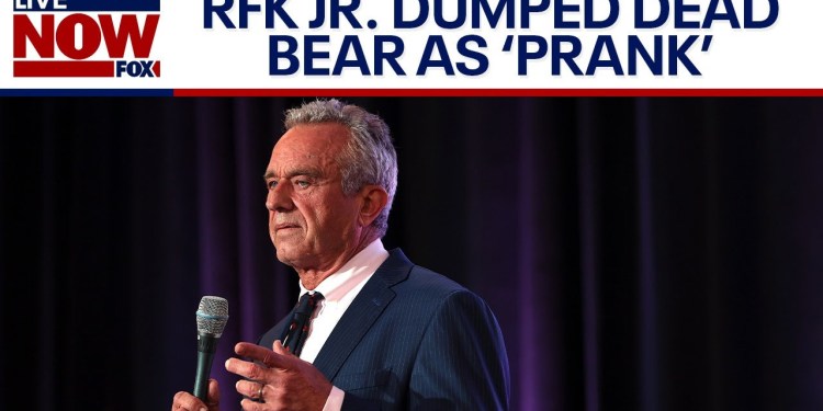 RFK Jr. admits to dumping dead bear cub in New York | LiveNOW from FOX RFK Jr. admits to dumping dead bear cub in New York | LiveNOW from FOX