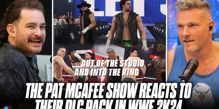 The Pat McAfee Show Reacts To Their WWE2K24 DLC Pack & the Criticism Around It The Pat McAfee Show Reacts To Their WWE2K24 DLC Pack & the Criticism Around It