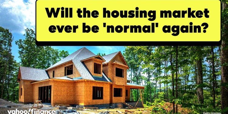 The US housing market hasn’t been ‘normal’ since 2018 The US housing market hasn’t been ‘normal’ since 2018