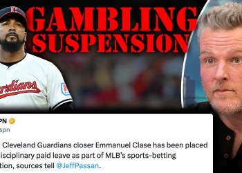 Another Guardians Pitcher Suspended In Gambling Investigation… | Pat McAfee Show Another Guardians Pitcher Suspended In Gambling Investigation… | Pat McAfee Show