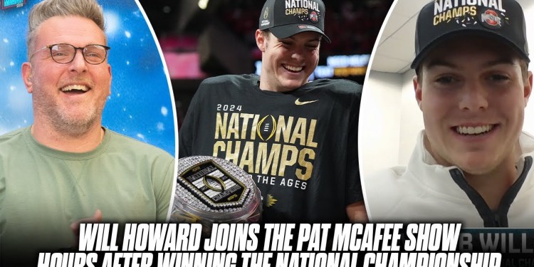 Will Howard Talks Ohio State’s Roll Coaster Season Just Hours After National Championship Win Will Howard Talks Ohio State’s Roll Coaster Season Just Hours After National Championship Win