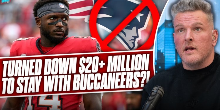 Chris Godwin Turned Down Million EXTRA From Patriots To Stay With Buccaneers?! | Pat McAfee Show Chris Godwin Turned Down Million EXTRA From Patriots To Stay With Buccaneers?! | Pat McAfee Show