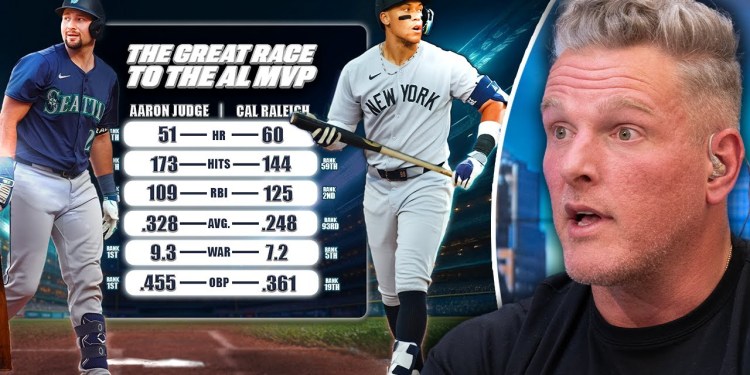 This MVP Race Could Change How MLB Players Are Judged Forever… | Pat McAfee Show This MVP Race Could Change How MLB Players Are Judged Forever… | Pat McAfee Show