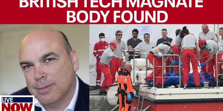 BREAKING: Body of tech giant Mike Lynch found in yacht wreckage, officials say | LiveNOW from FOX BREAKING: Body of tech giant Mike Lynch found in yacht wreckage, officials say | LiveNOW from FOX