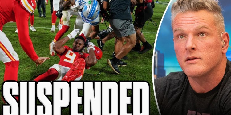 Brian Branch Suspended 1 Game For Fighting JuJu Smith-Schuster, Inciting Lions/Chiefs Brawl Brian Branch Suspended 1 Game For Fighting JuJu Smith-Schuster, Inciting Lions/Chiefs Brawl