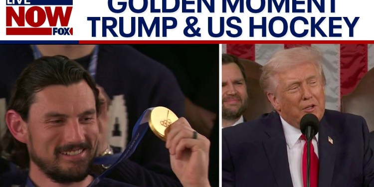 GOLDEN: “U-S-A” chants as US Hockey enters State of the Union speech GOLDEN: “U-S-A” chants as US Hockey enters State of the Union speech
