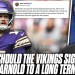 Should The Vikings Give Sam Darnold A Long Term Deal After 11-2 Start? | Pat McAfee Show Should The Vikings Give Sam Darnold A Long Term Deal After 11-2 Start? | Pat McAfee Show