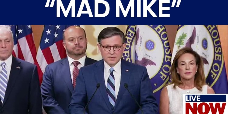 Speaker Johnson on govt. shutdown: “I don’t wanna be mad Mike” Speaker Johnson on govt. shutdown: “I don’t wanna be mad Mike”
