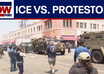 WATCH: DHS agents clash with protesters in LA | LiveNOW from FOX WATCH: DHS agents clash with protesters in LA | LiveNOW from FOX
