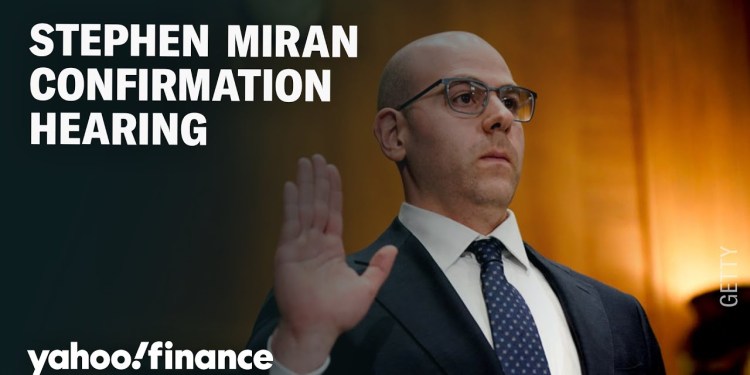 Trump’s Fed governor pick Stephen Miran testifies before the Senate Banking Committee Trump’s Fed governor pick Stephen Miran testifies before the Senate Banking Committee