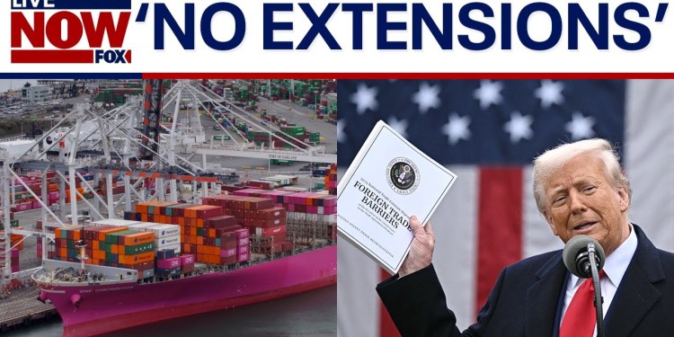 Trump: ‘No extensions’ after August 1st tariff deadline | LiveNOW from FOX Trump: ‘No extensions’ after August 1st tariff deadline | LiveNOW from FOX