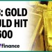 Gold prices could hit ,600 by year end: UBS Gold prices could hit ,600 by year end: UBS