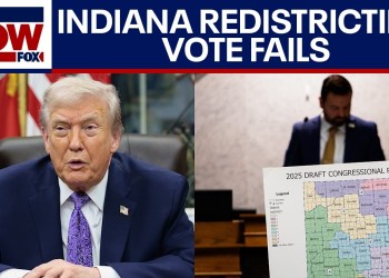 Trump-backed Indiana congressional redistricting map vote fails Trump-backed Indiana congressional redistricting map vote fails