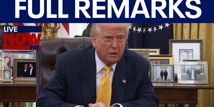 FULL REMARKS:  Trump on Russia, Ukraine war, tariffs & jobs report FULL REMARKS:  Trump on Russia, Ukraine war, tariffs & jobs report