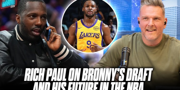 NBA Agent Rich Paul On Bronny James’ Draft Drama & His Future Path In The NBA | Pat McAfee Show NBA Agent Rich Paul On Bronny James’ Draft Drama & His Future Path In The NBA | Pat McAfee Show