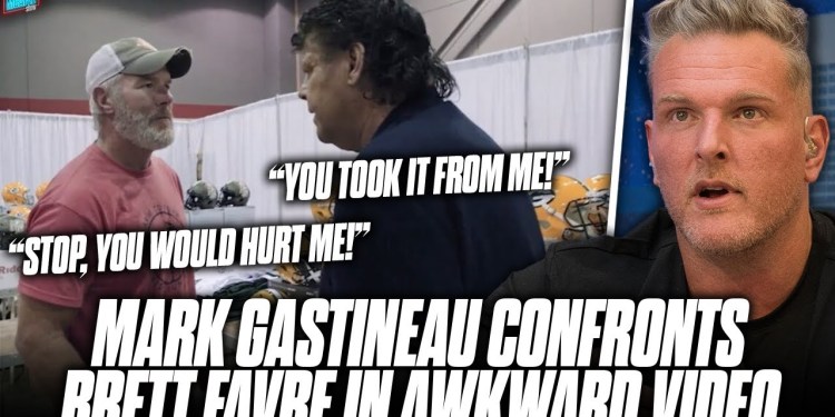 Mark Gastineau Confronts Brett Favre Over Sack Record Controversy In Awkward Clip… | Pat McAfee Mark Gastineau Confronts Brett Favre Over Sack Record Controversy In Awkward Clip… | Pat McAfee