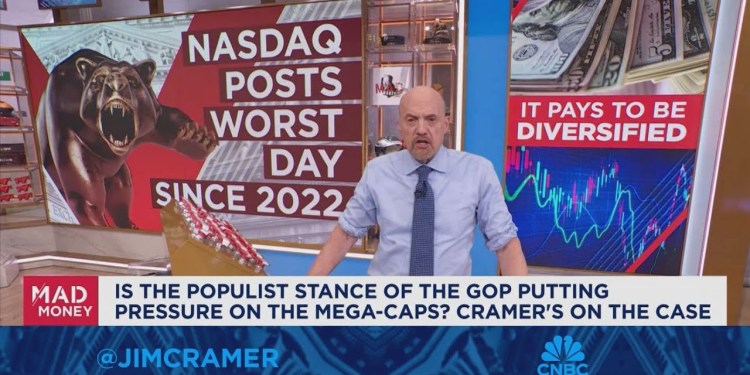 Jim Cramer explains why it pays to be diversified Jim Cramer explains why it pays to be diversified