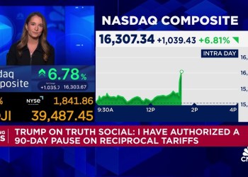 Trump announces 90-day tariff pause for at least some countries Trump announces 90-day tariff pause for at least some countries