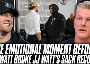 The Emotional Moment TJ Watt & JJ Watt Shared Before TJ Broke JJ’s Sack Record | Pat McAfee Show The Emotional Moment TJ Watt & JJ Watt Shared Before TJ Broke JJ’s Sack Record | Pat McAfee Show