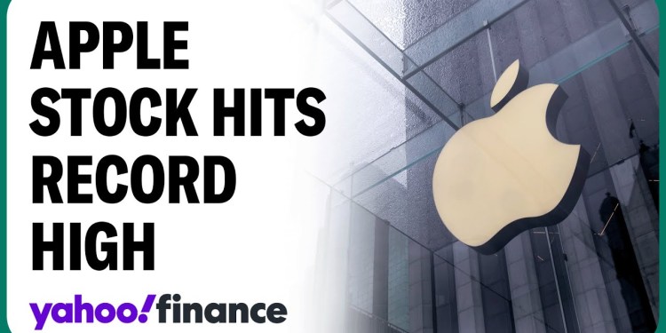 Apple stock hits all-time-high Apple stock hits all-time-high