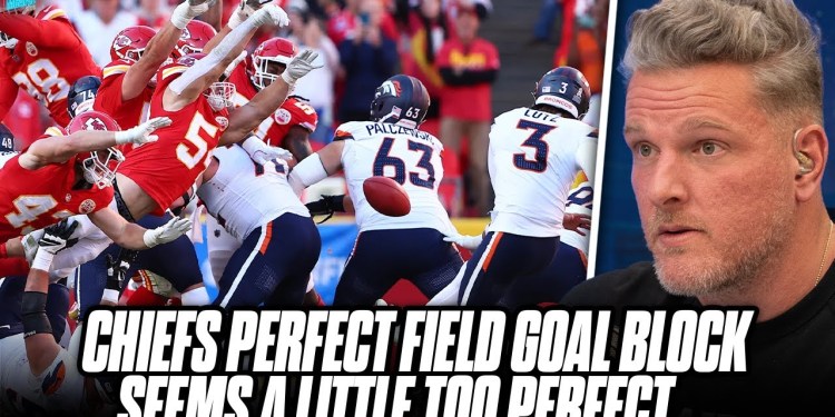 Picture Perfect Field Goal Block Brings The Chiefs To 9-0, Always Find Way To Win | Pat McAfee Show Picture Perfect Field Goal Block Brings The Chiefs To 9-0, Always Find Way To Win | Pat McAfee Show