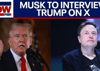 Trump to be interviewed by Elon Musk on Monday | LiveNOW from FOX Trump to be interviewed by Elon Musk on Monday | LiveNOW from FOX