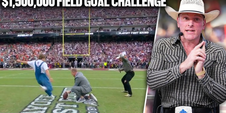 The Biggest Field Goal Challenge In History… .5 MILLION In Front Of 100,000 Texas A&M Fans! The Biggest Field Goal Challenge In History… .5 MILLION In Front Of 100,000 Texas A&M Fans!