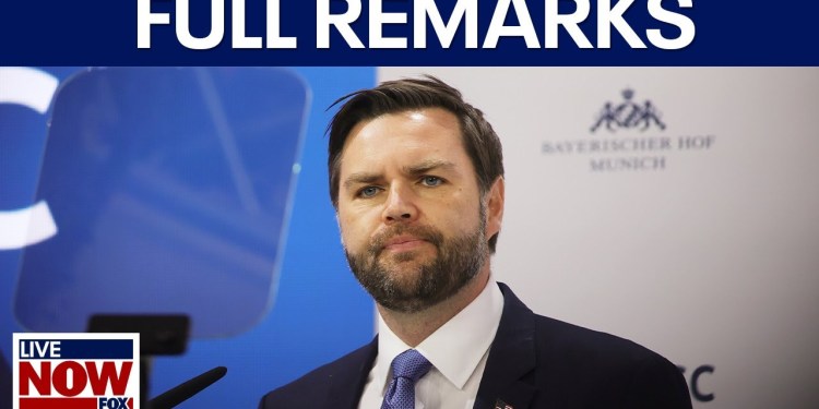 VP Vance speaks at Munich Security Conference | LiveNOW from FOX VP Vance speaks at Munich Security Conference | LiveNOW from FOX