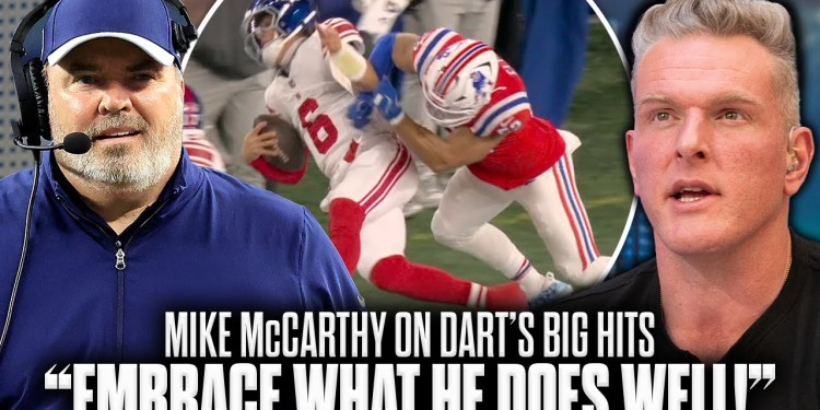 “Jaxson Dart’s Running Game Is What Sets Him Apart!” – Mike McCarthy On Dart Taking Big Hits “Jaxson Dart’s Running Game Is What Sets Him Apart!” – Mike McCarthy On Dart Taking Big Hits