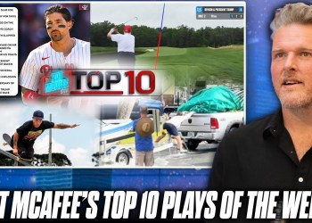Pat McAfee’s Top 10 Plays Of The Week (Castellanos Home Run Streak, Trump’s Golf Game & More) Pat McAfee’s Top 10 Plays Of The Week (Castellanos Home Run Streak, Trump’s Golf Game & More)