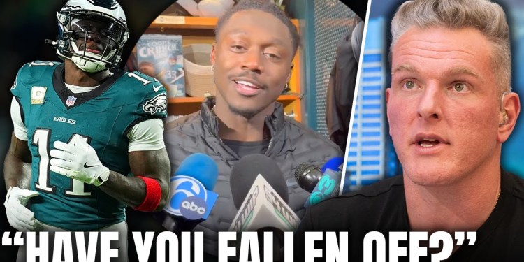 AJ Brown Shuts Down Reporter Asking If He’s “Washed,” Not The Same Player | Pat McAfee Show AJ Brown Shuts Down Reporter Asking If He’s “Washed,” Not The Same Player | Pat McAfee Show