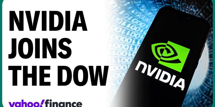 Nvidia replaces Intel on the Dow Jones Industrial Average Nvidia replaces Intel on the Dow Jones Industrial Average