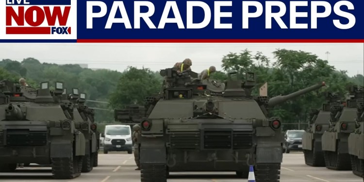 Trump military parade preps underway in Washington DC Trump military parade preps underway in Washington DC