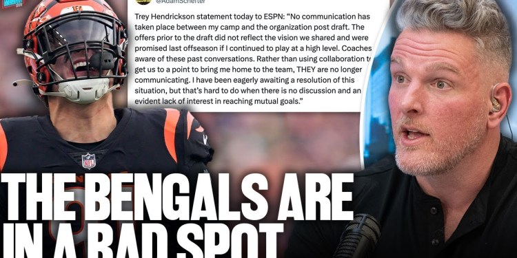 Trey Hendrickson Calls Out Bengals For Contract Stalemate, “No Communication” | Pat McAfee Show Trey Hendrickson Calls Out Bengals For Contract Stalemate, “No Communication” | Pat McAfee Show