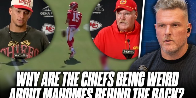 The Chiefs Are Being Weird About Patrick Mahomes’ Behind The Back Pass… | Pat McAfee Reacts The Chiefs Are Being Weird About Patrick Mahomes’ Behind The Back Pass… | Pat McAfee Reacts