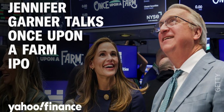 Jennifer Garner discusses the IPO of her organic baby food company Once Upon A Farm Jennifer Garner discusses the IPO of her organic baby food company Once Upon A Farm