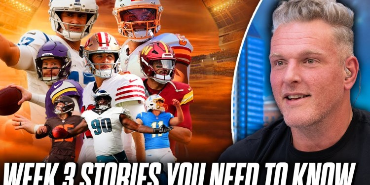 The Top Stories From NFL’s Week 3 Games That You Need To Know | Pat McAfee Show The Top Stories From NFL’s Week 3 Games That You Need To Know | Pat McAfee Show