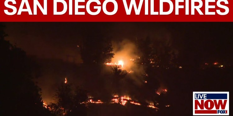San Diego fires erupt, Lilac and Pala fire prompts evacuations San Diego fires erupt, Lilac and Pala fire prompts evacuations