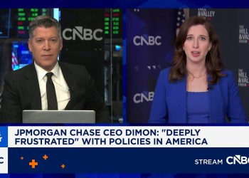 JPMorgan Chase CEO Dimon: ‘Deeply frustrated’ with policies in America JPMorgan Chase CEO Dimon: ‘Deeply frustrated’ with policies in America