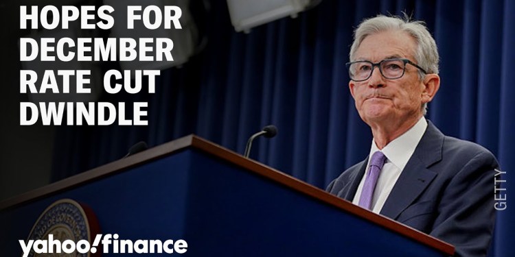 Why hopes of a December Fed rate cut are declining Why hopes of a December Fed rate cut are declining