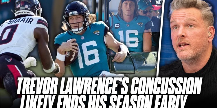 Trevor Lawrence Takes Scary Hit, Might End His Season… | Pat McAfee Show Trevor Lawrence Takes Scary Hit, Might End His Season… | Pat McAfee Show