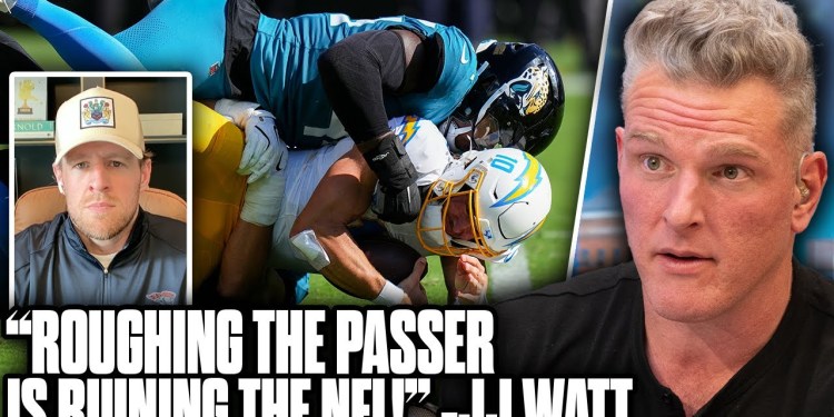 JJ Watt Spotlights Roughing The Passer Penalties “Ruining The NFL” | Pat McAfee Show JJ Watt Spotlights Roughing The Passer Penalties “Ruining The NFL” | Pat McAfee Show