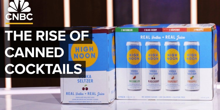 Why Americans Are Obsessed With Canned Cocktails Like High Noon Why Americans Are Obsessed With Canned Cocktails Like High Noon