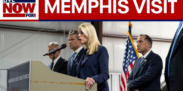 Memphis crackdown: Bondi, Hegseth rally troops as part of crime task force Memphis crackdown: Bondi, Hegseth rally troops as part of crime task force