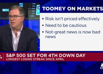 Economic data isn’t bad but pricing is off, says Morgan Stanley’s Chris Toomey Economic data isn’t bad but pricing is off, says Morgan Stanley’s Chris Toomey